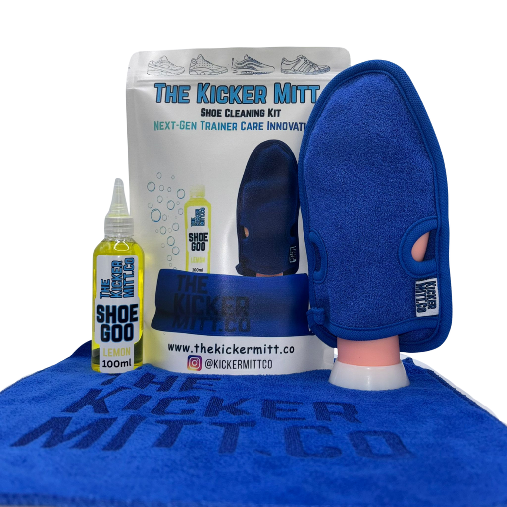 The Kicker Mitt™ Complete Shoe Cleaning Kit